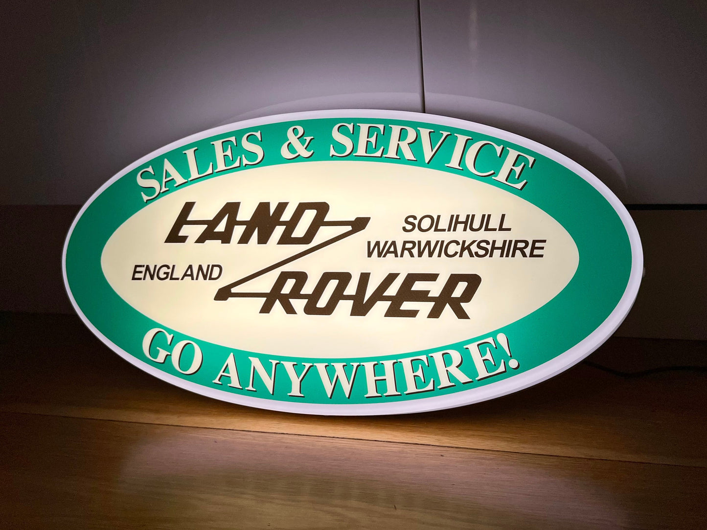 Land Rover Illuminated Sign