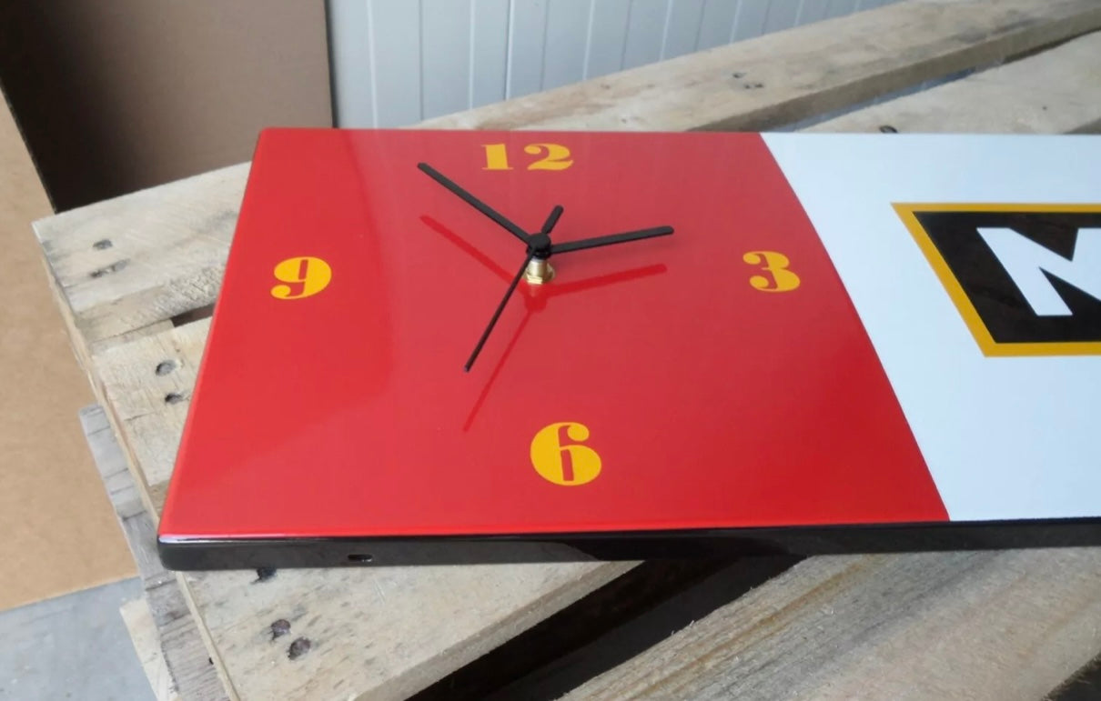 Martini Enamel Clock Sign