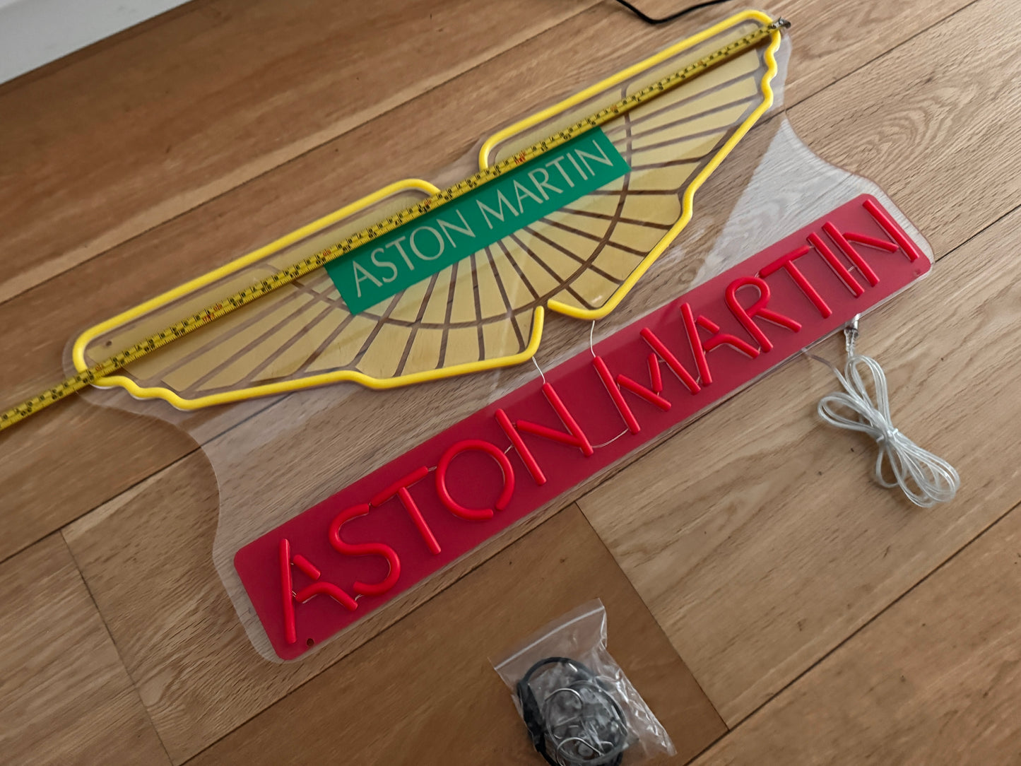 Aston Martin Neon Wall Sign - LED Illuminated Garage & Man Cave Decor
