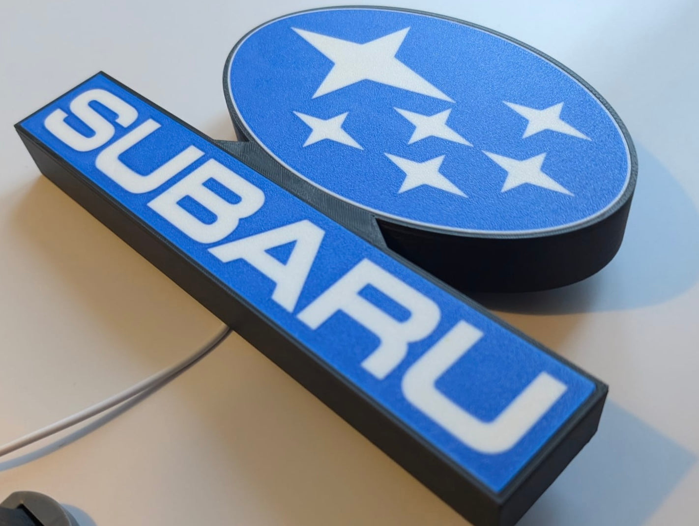 Subaru Lightbox Illuminated Logo Sign