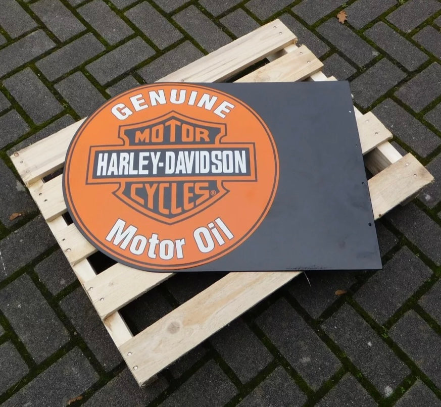 Harley Davidson Motorcycles Enamel Sign