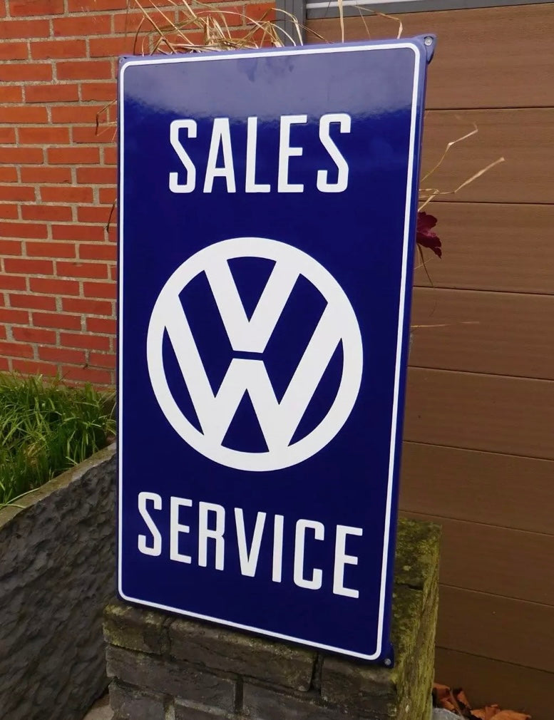 Volkswagen VW Enamel Sign