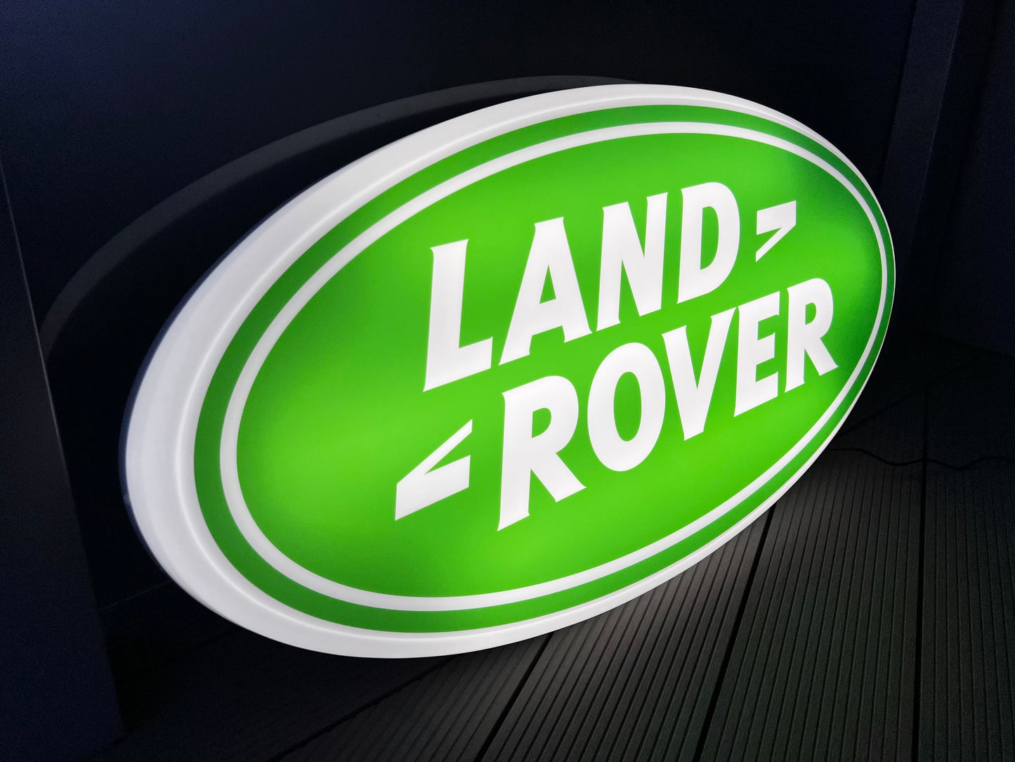 Land Rover Illuminated Logo Sign