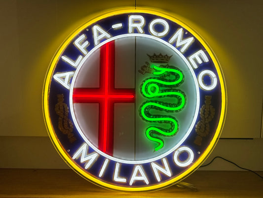 Alfa Romeo Neon Sign