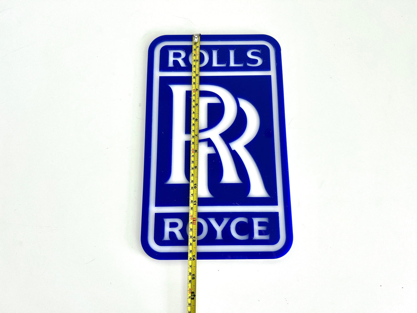 Rolls Royce Blue Acrylic Logo Sign