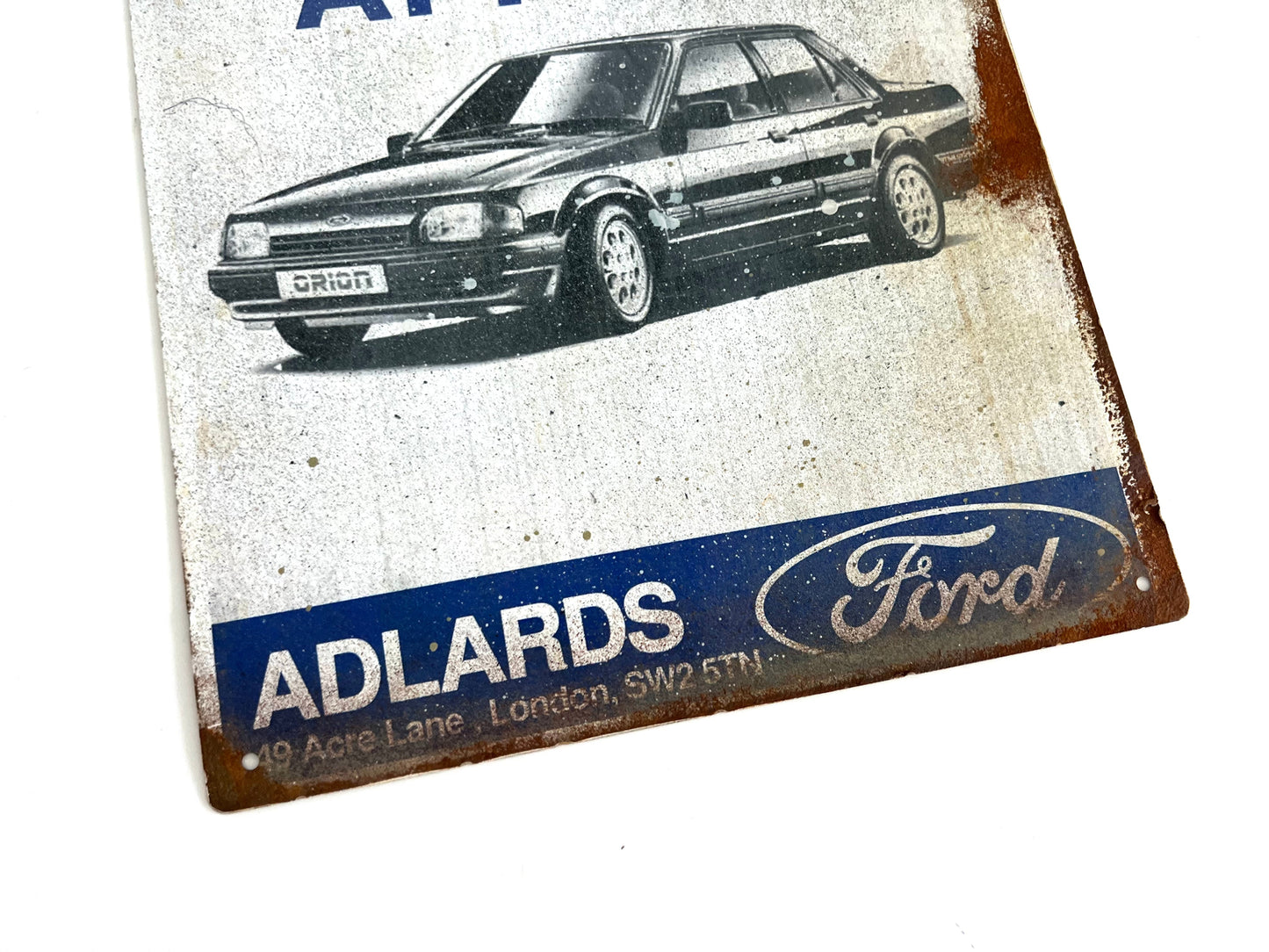 Ford Adlards Vintage Metal Sign