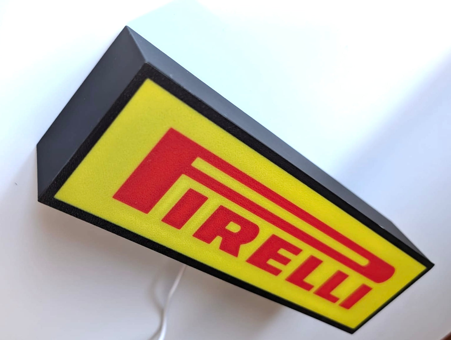 Pirelli Lightbox Illuminated Logo Sign