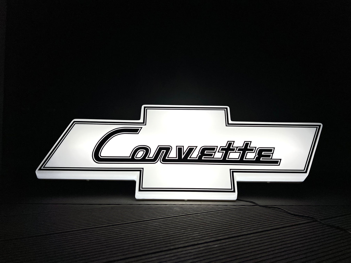 Chevrolet Corvette Illuminated Logo Sign