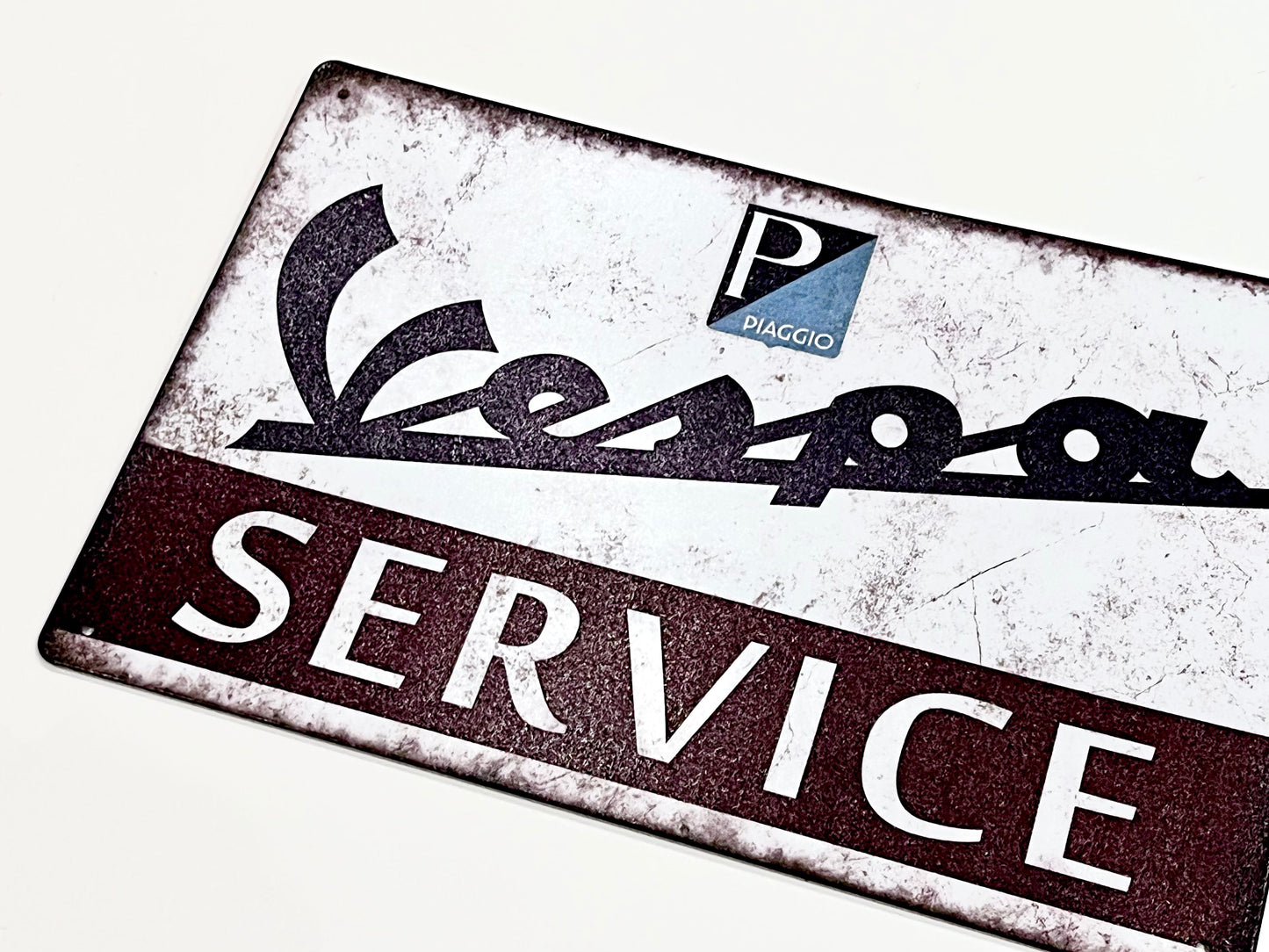 Vespa Service Metal Sign