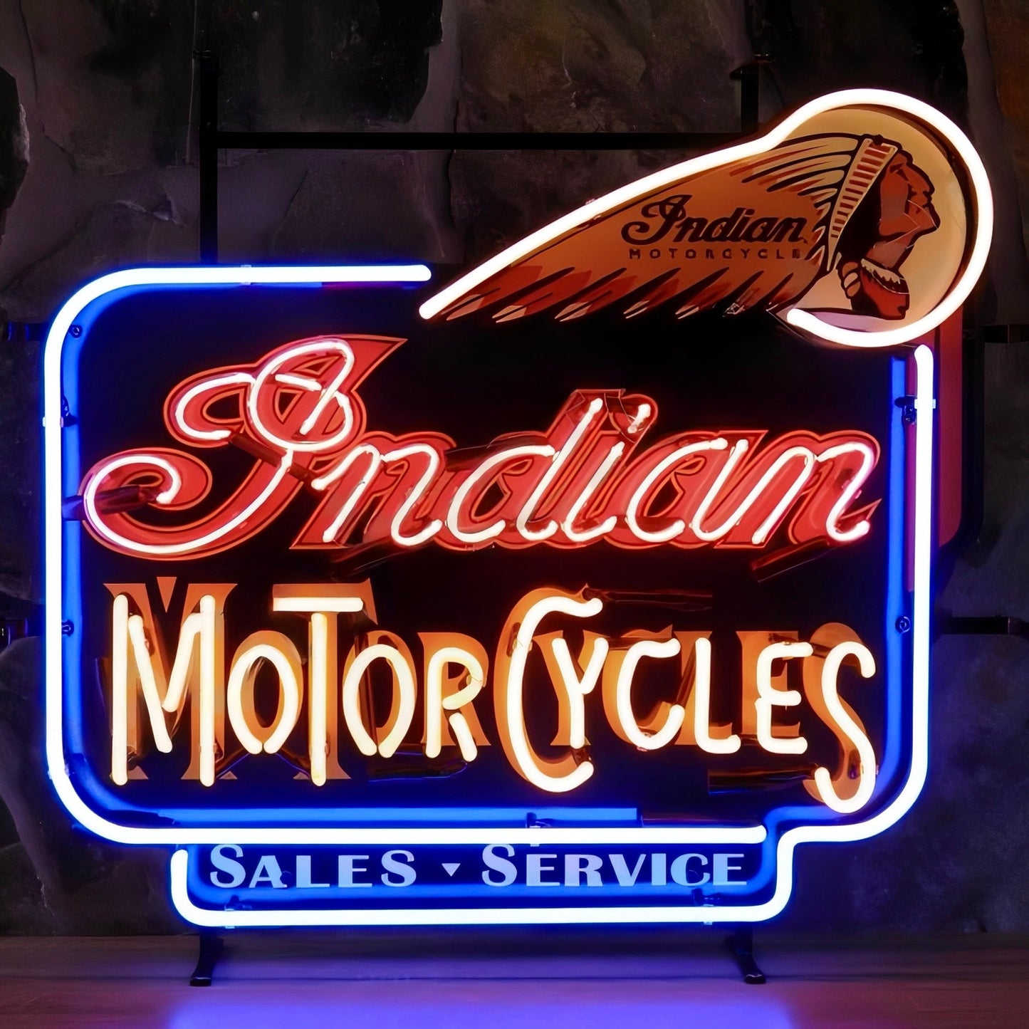 Indian Motorcycles Neon Sign