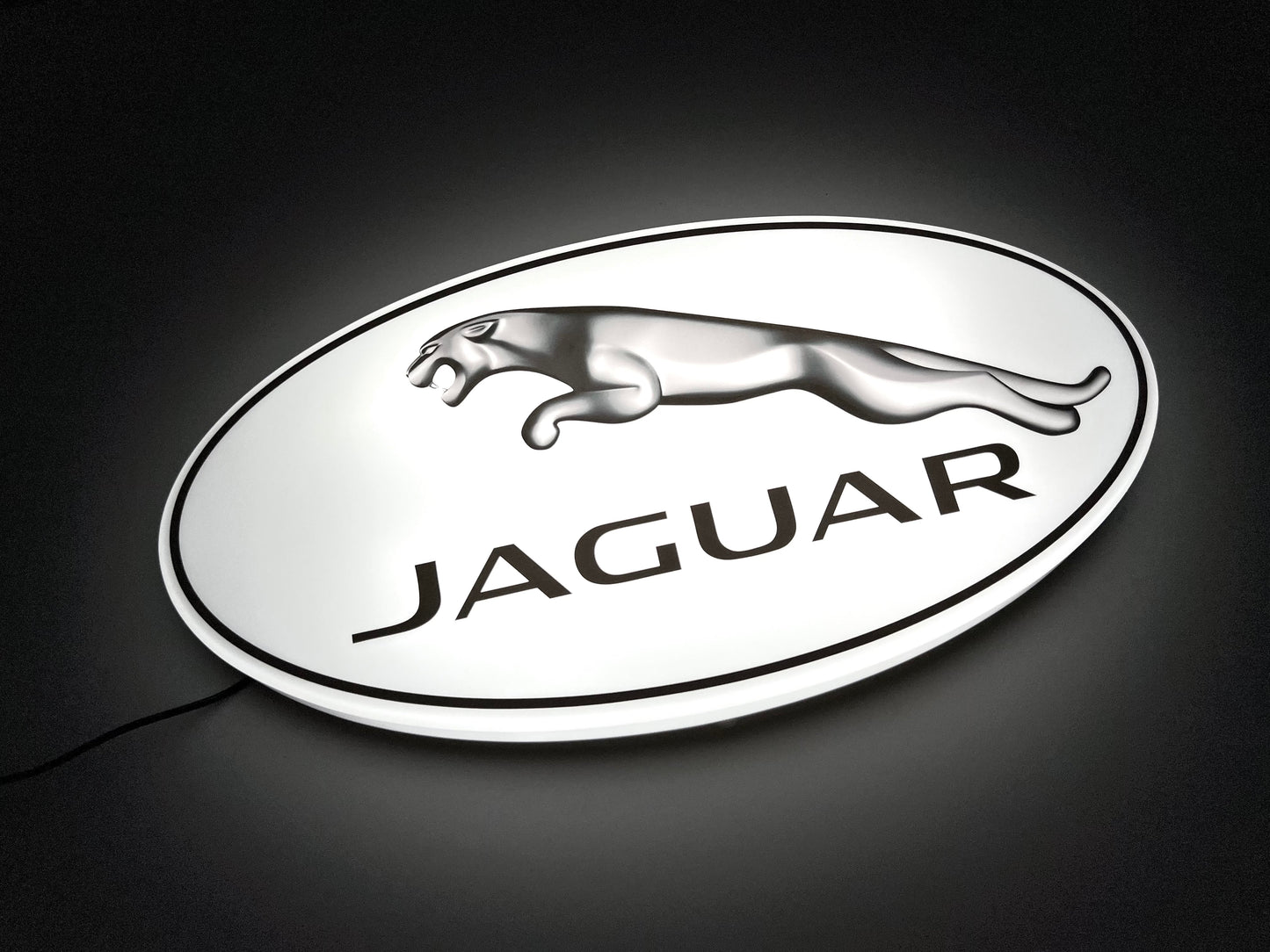 Jaguar Oval Illuminated Logo Sign