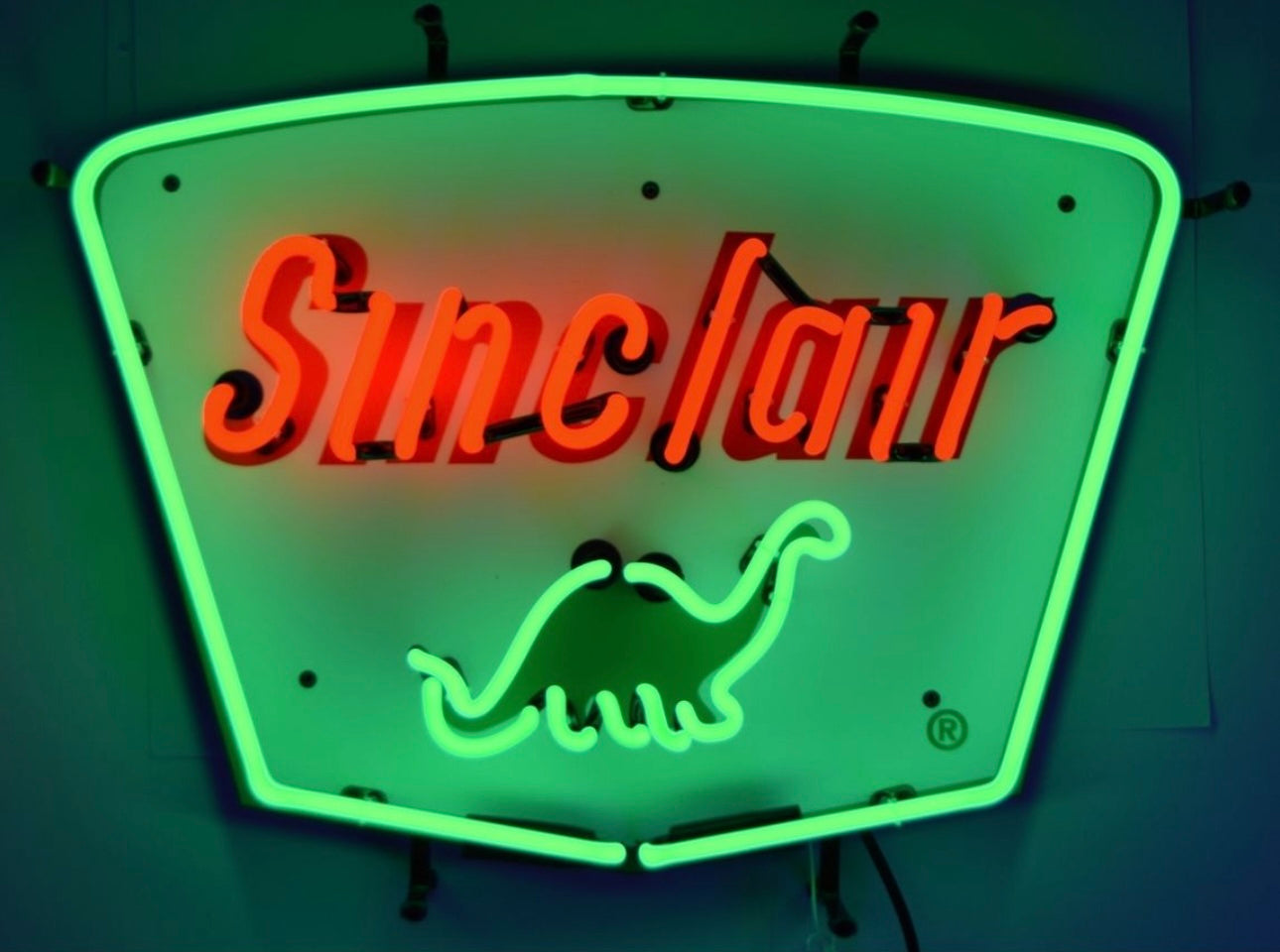 Sinclair Dinosaur Neon Sign