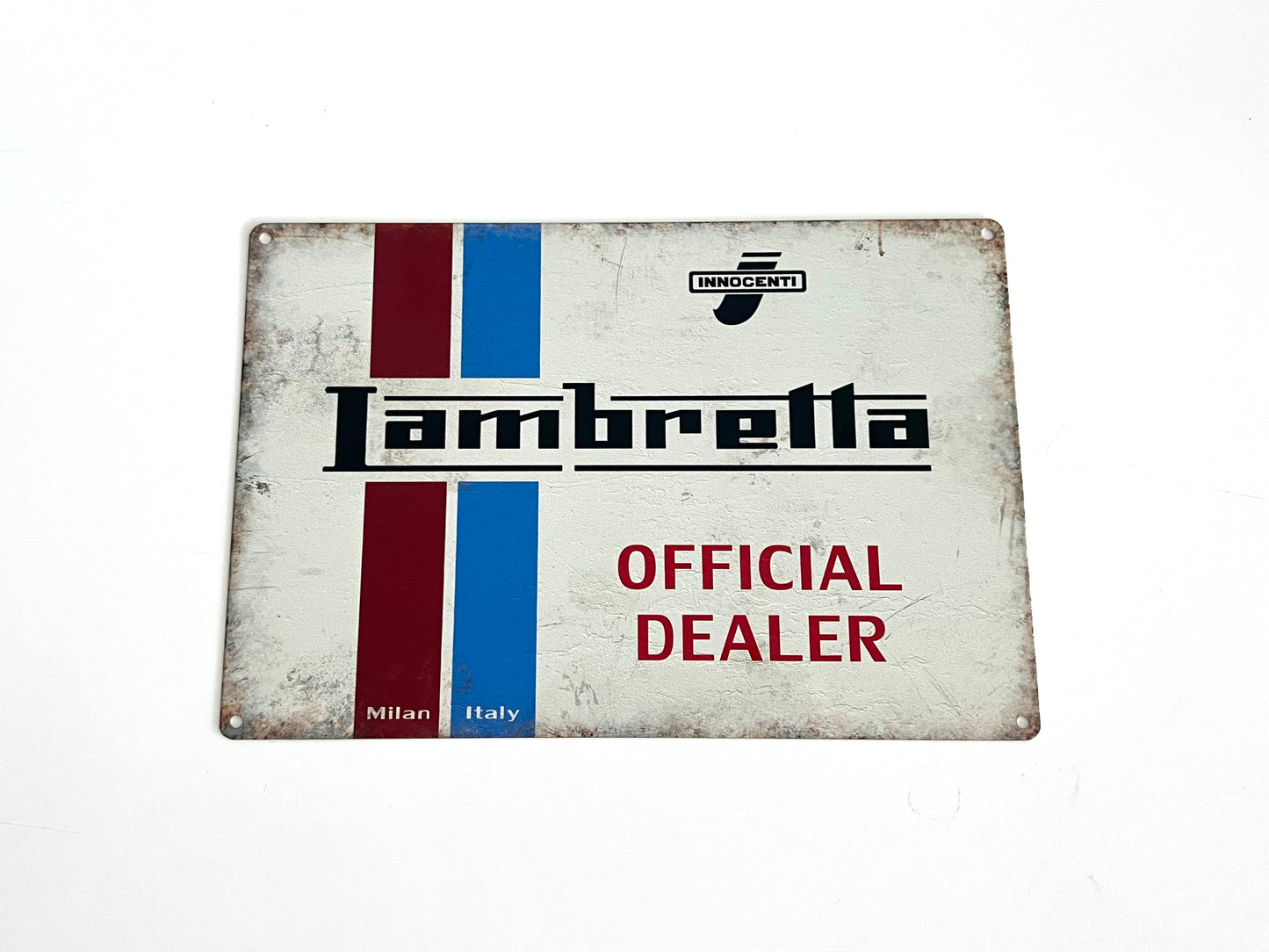 Lambretta Metal Sign