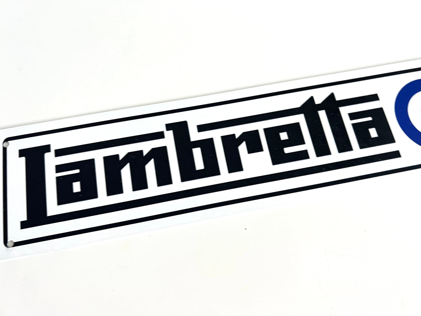 Lambretta Metal Sign