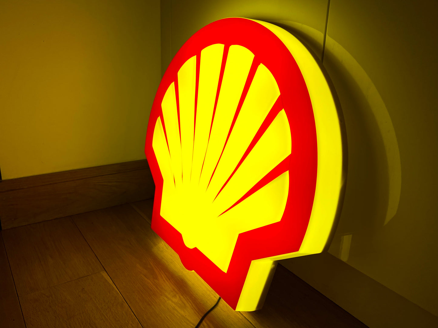 Shell Oil Illuminated Sign