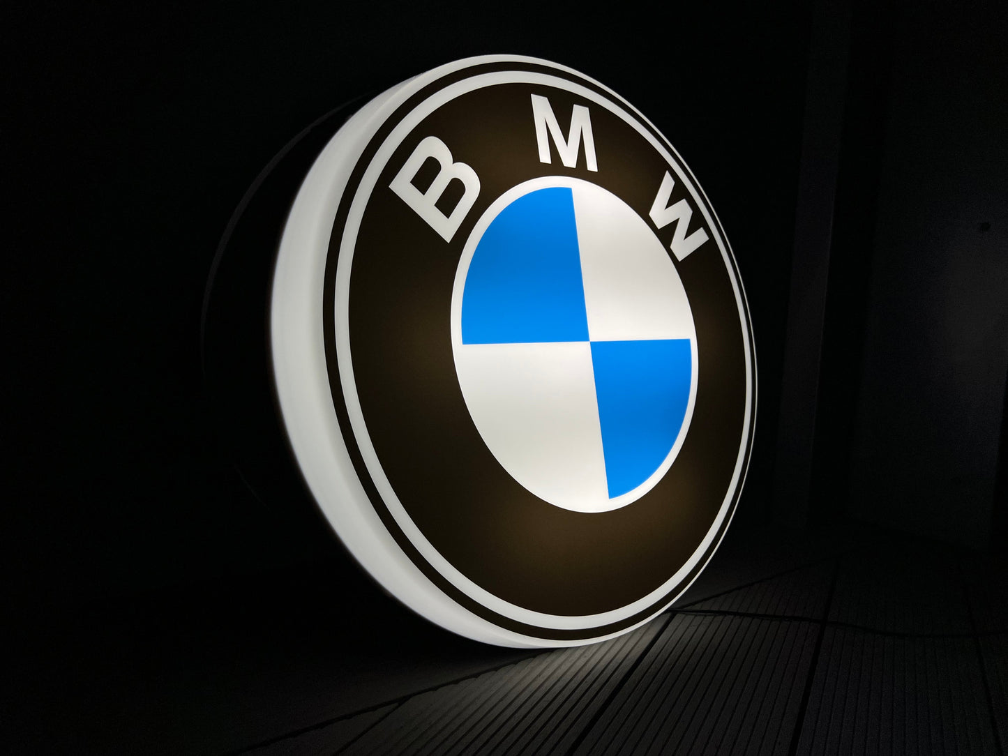 BMW Round Illuminated Logo Sign