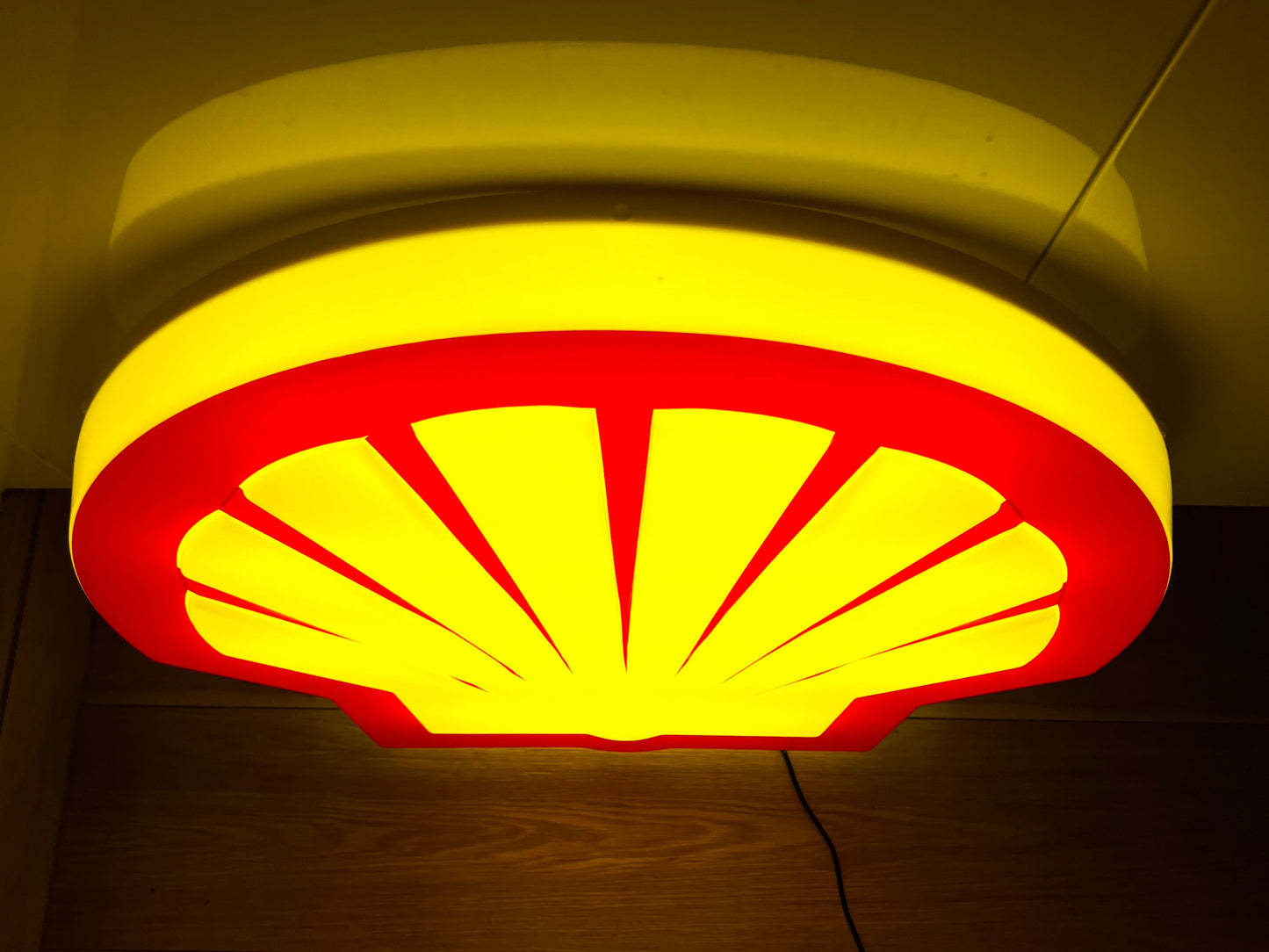 Shell Oil Illuminated Sign