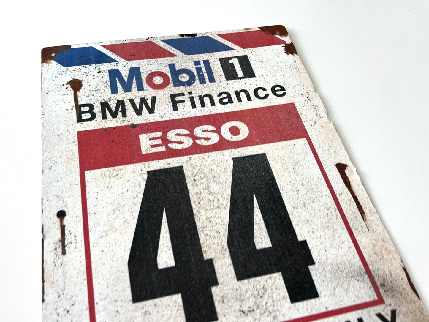 BMW Mobil 1 Esso Vintage Metal Sign