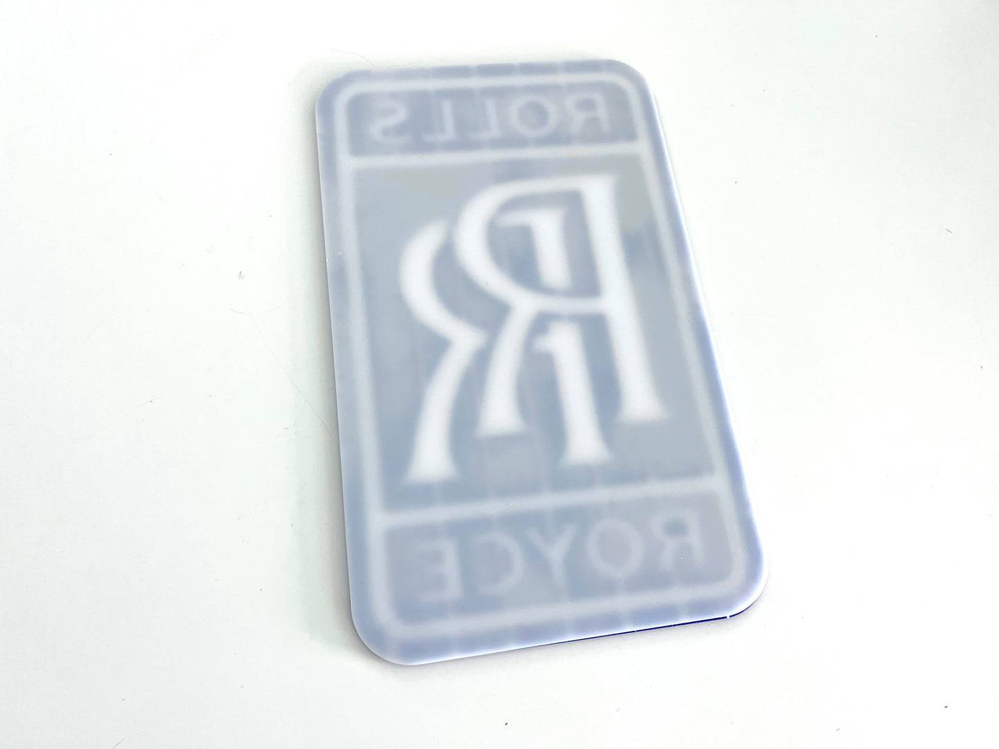 Rolls Royce Blue Acrylic Logo Sign