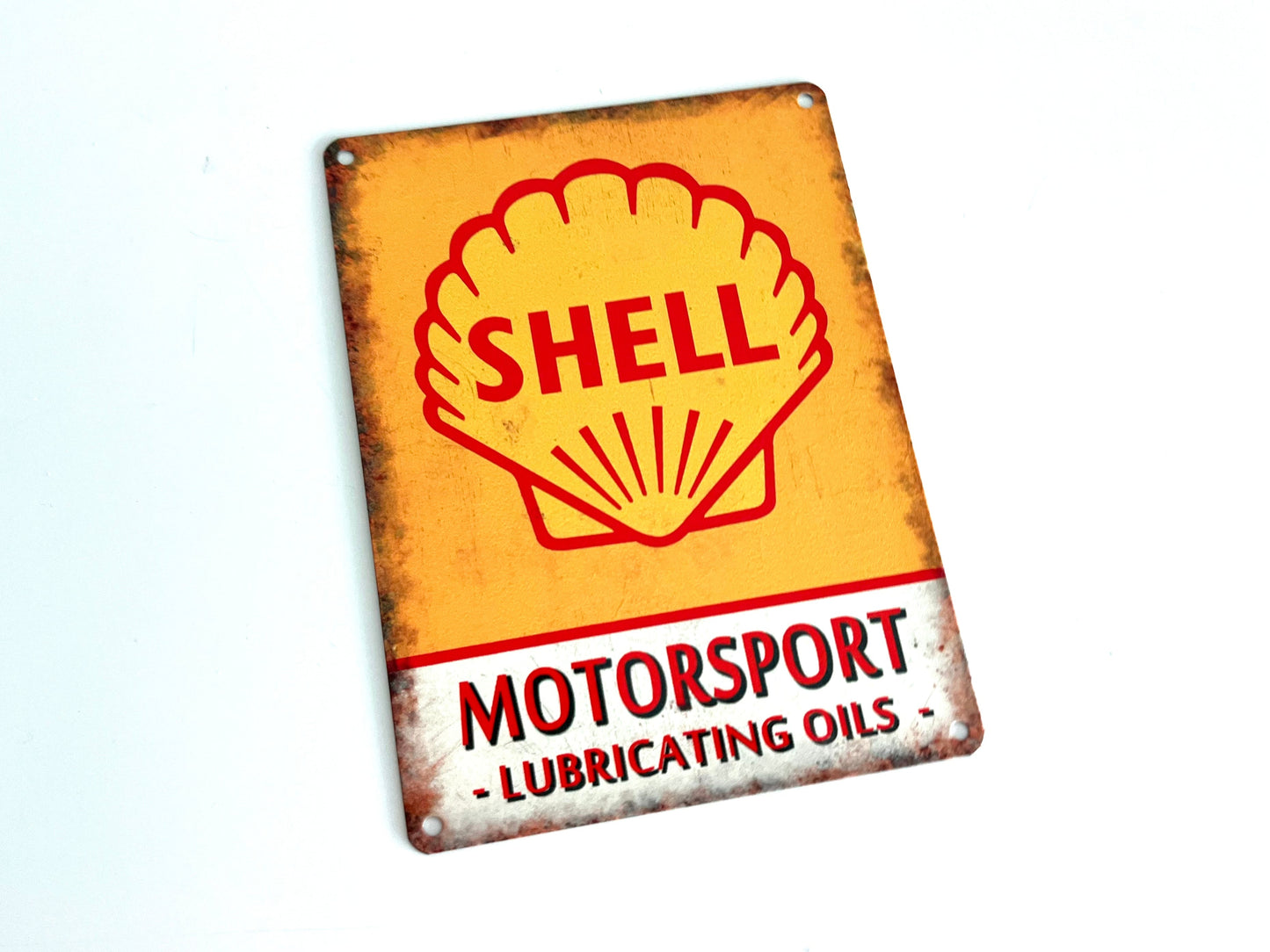 Shell Lubricant Metal Sign