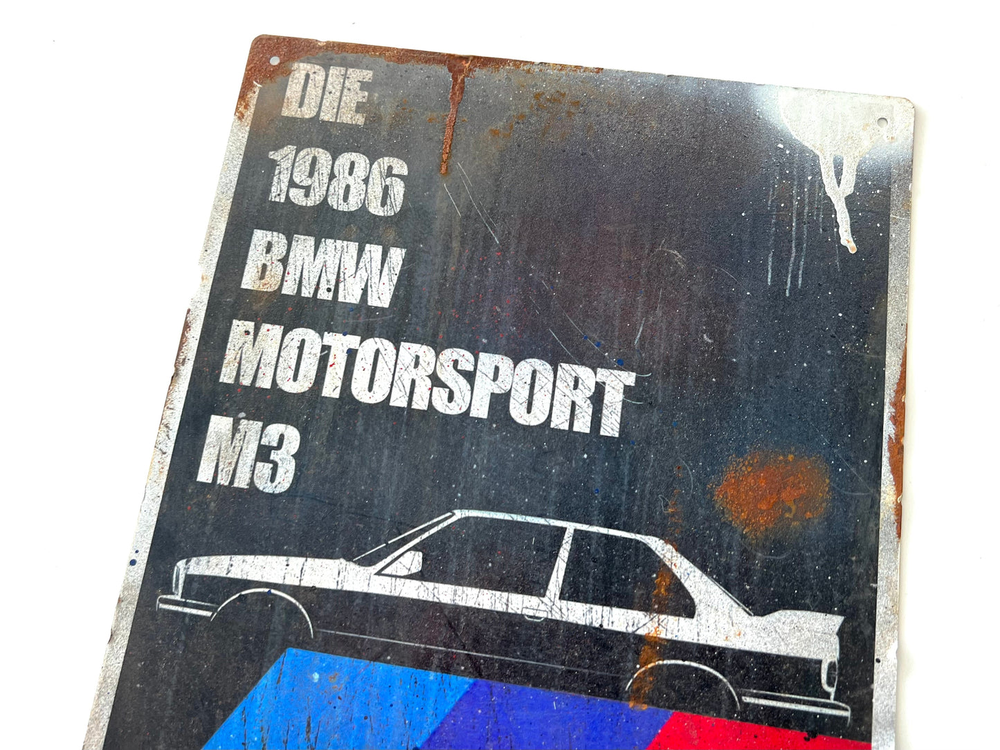 BMW M3 Vintage Metal Sign
