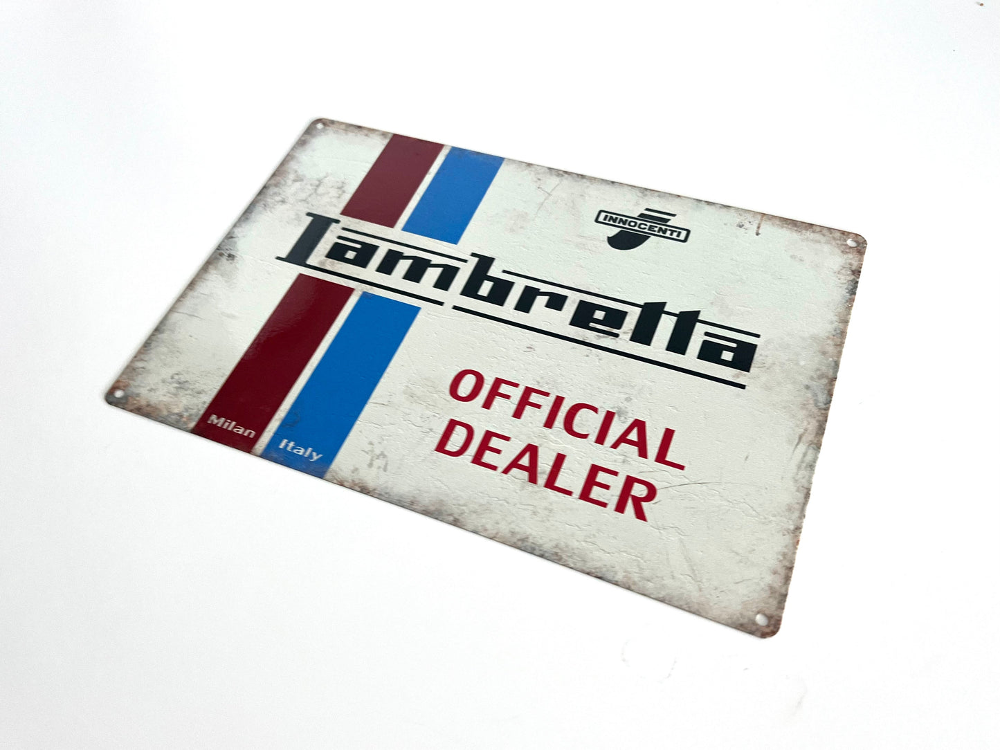 Lambretta Metal Sign