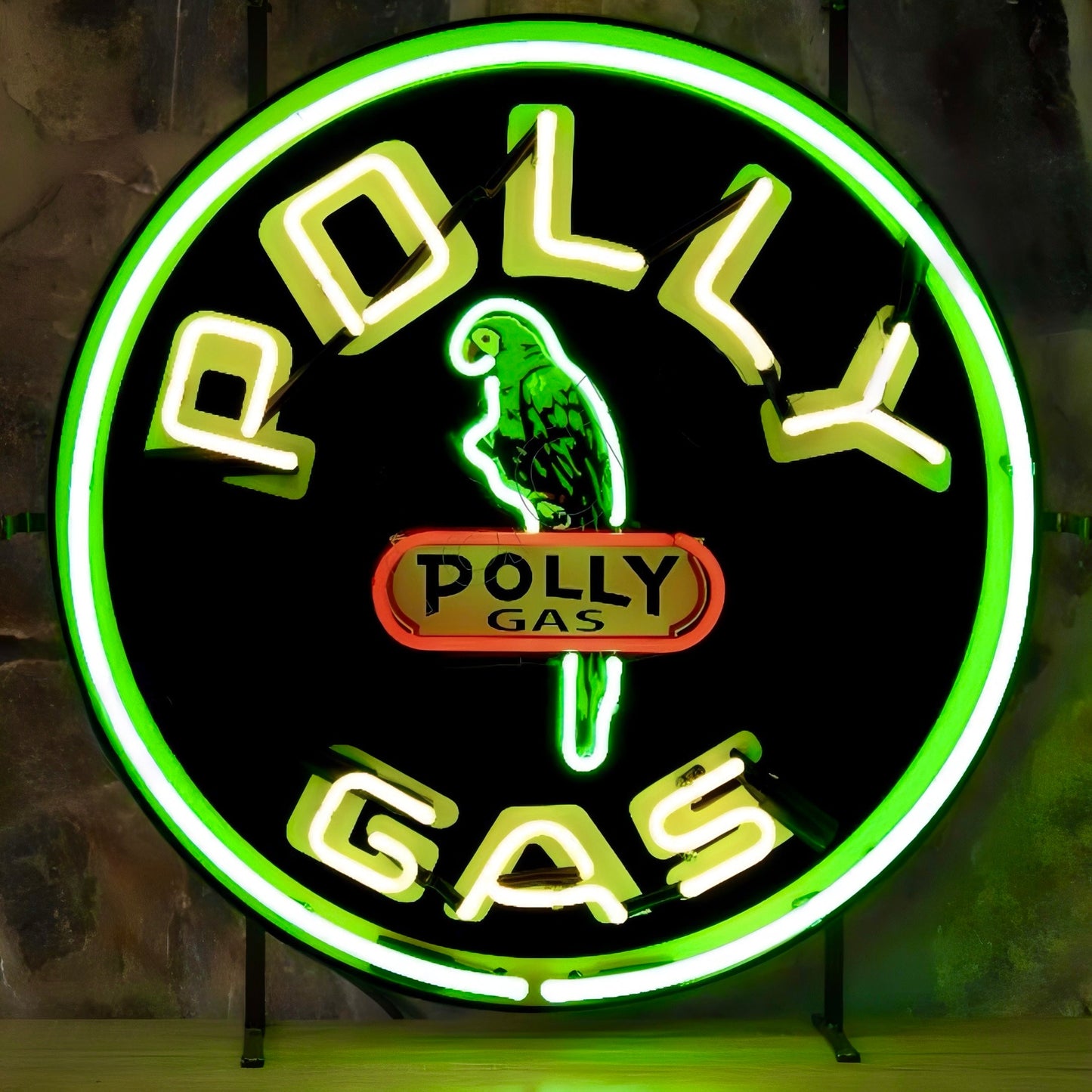 Polly Gas Neon Sign