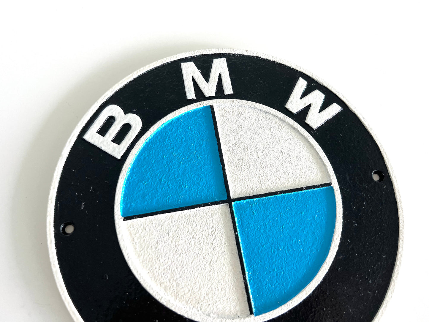 BMW Cast Iron Logo Sign