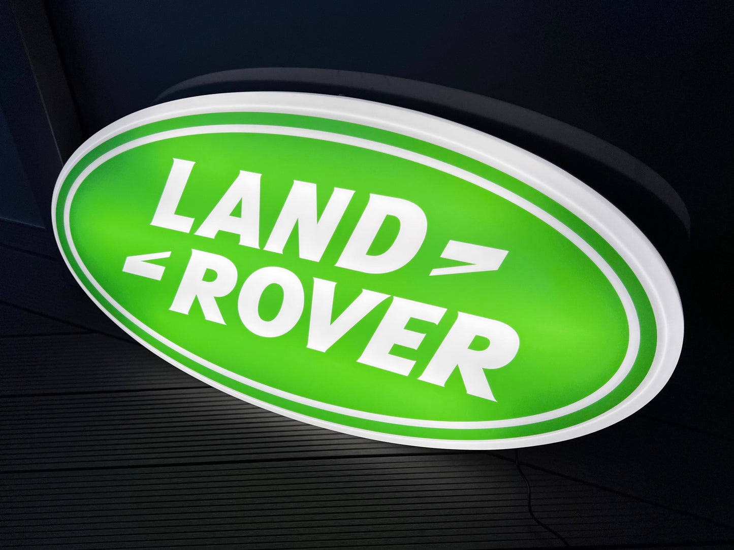 Land Rover Illuminated Logo Sign