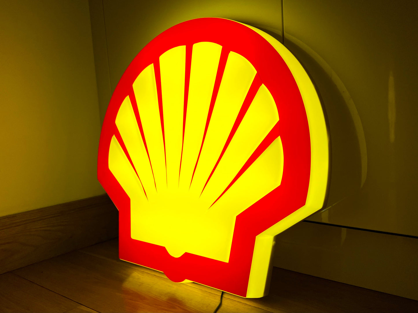 Shell Oil Illuminated Sign