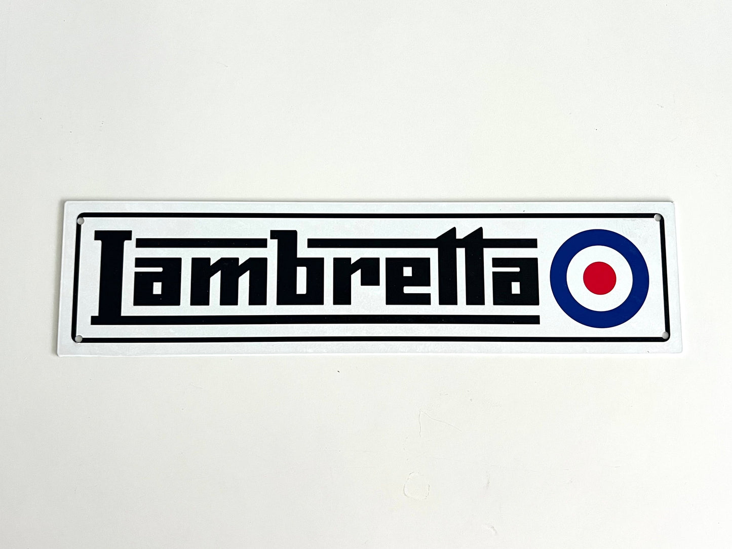 Lambretta Metal Sign