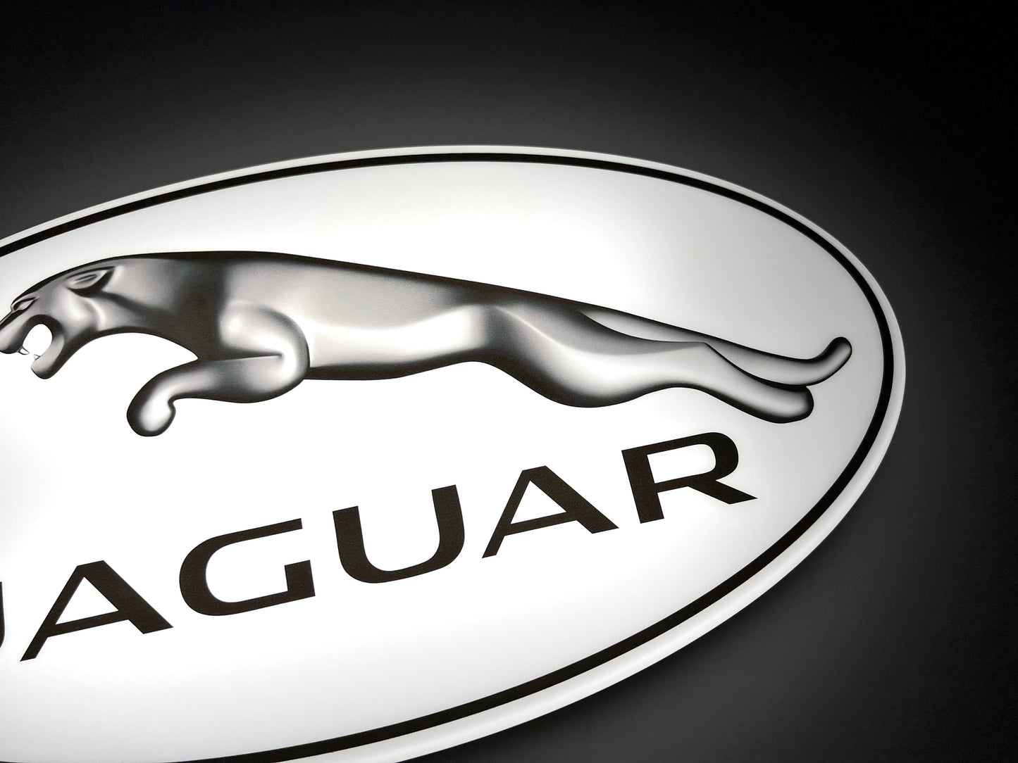 Jaguar Oval Illuminated Logo Sign