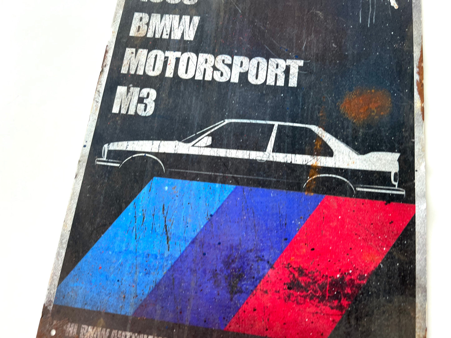 BMW M3 Vintage Metal Sign