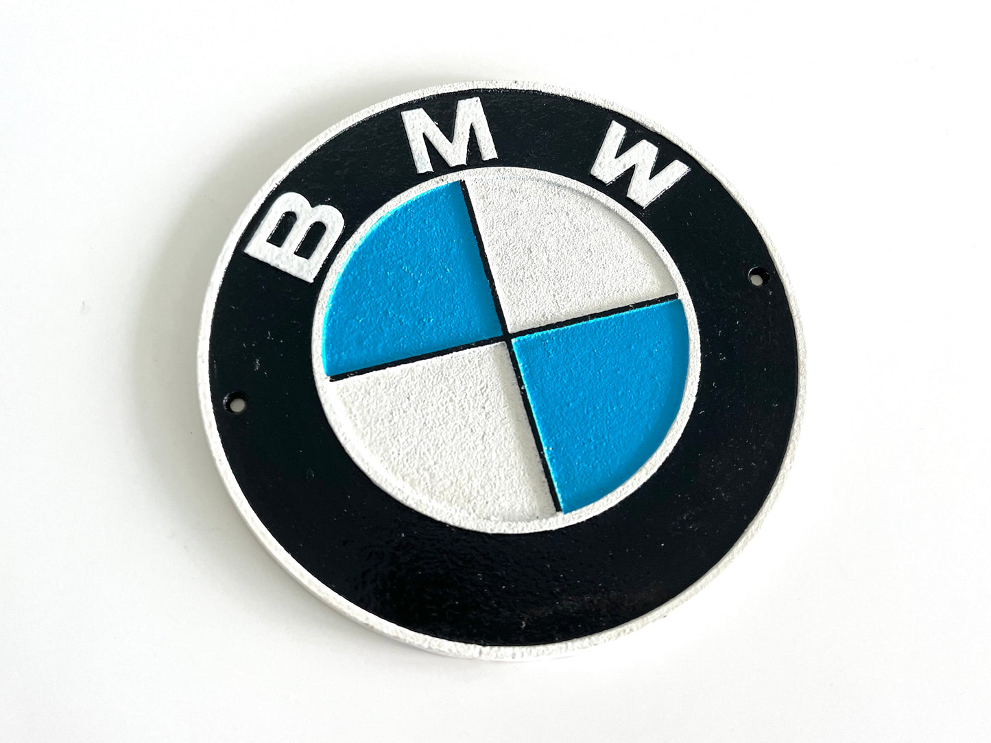 BMW Cast Iron Logo Sign
