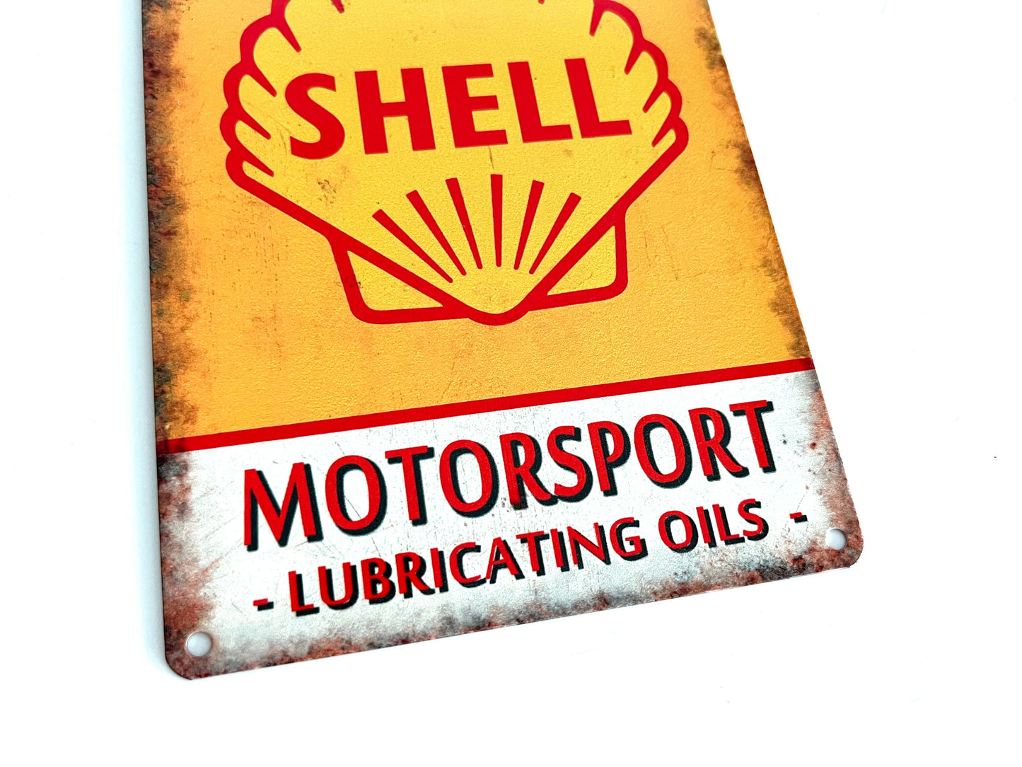 Shell Lubricant Metal Sign