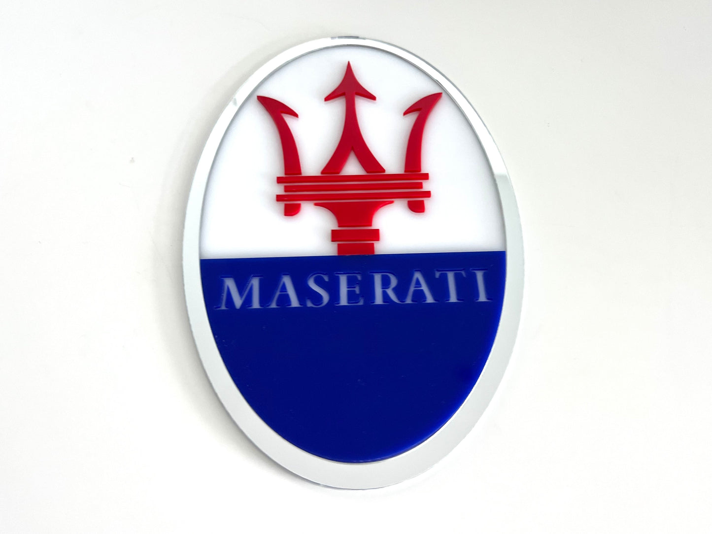 Maserati Acrylic Logo Sign