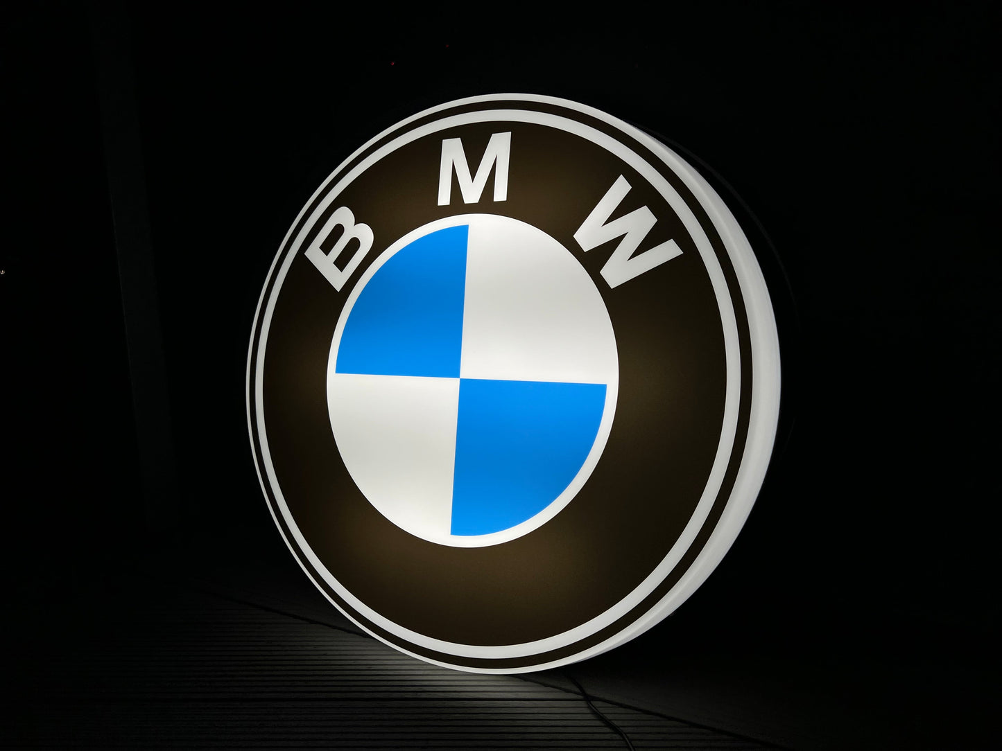 BMW Round Illuminated Logo Sign
