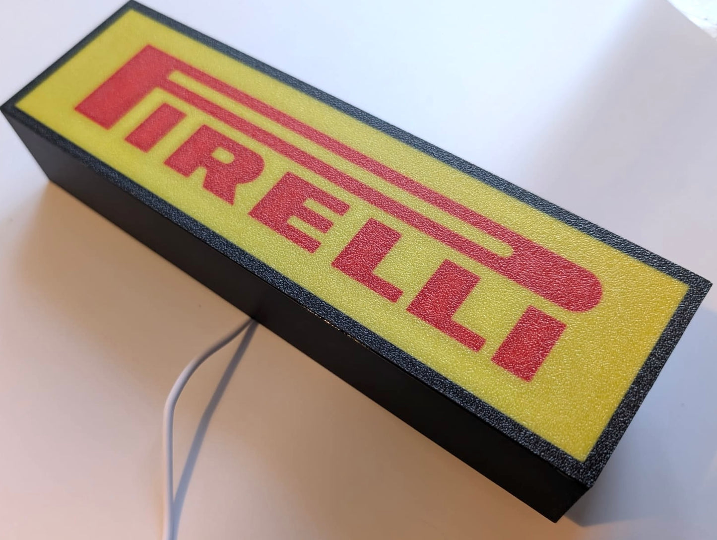 Pirelli Lightbox Illuminated Logo Sign