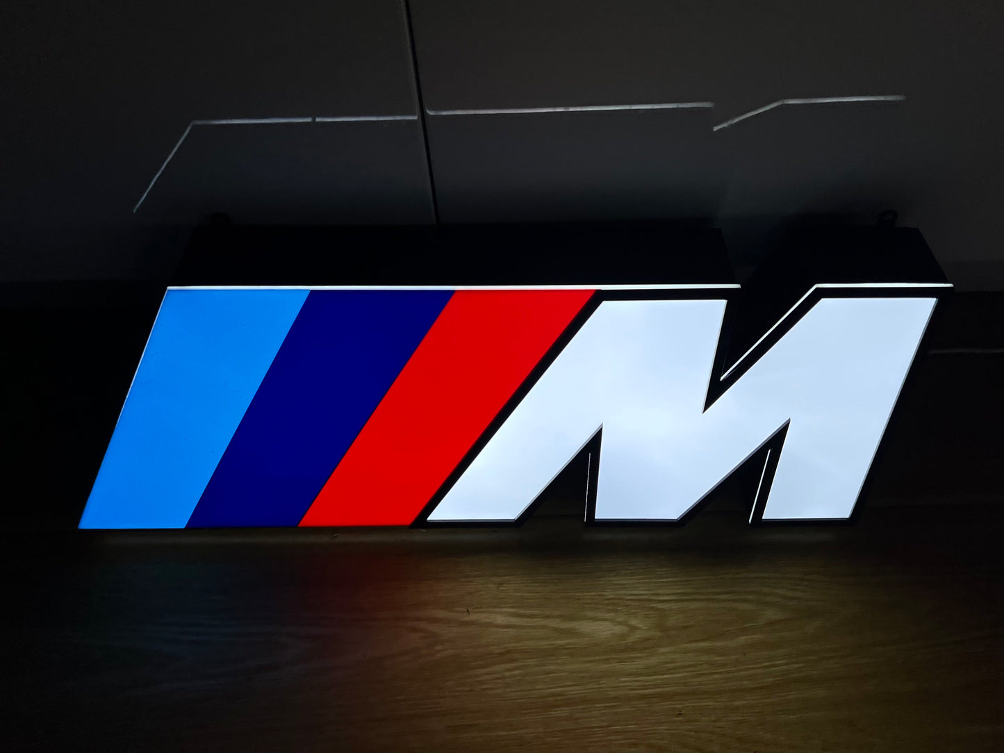 BMW M Power Illuminated Logo Sign