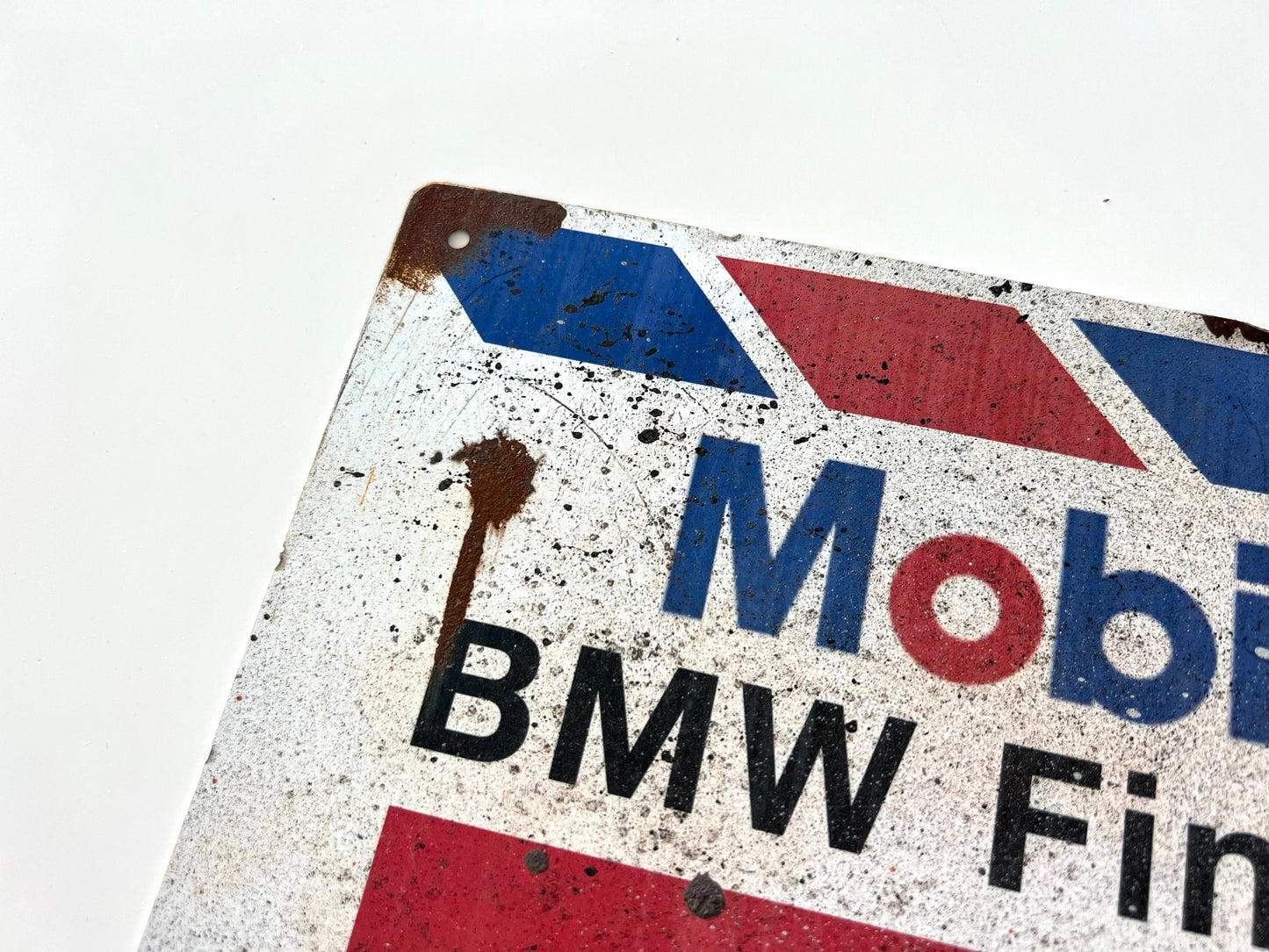 BMW Mobil 1 Esso Vintage Metal Sign