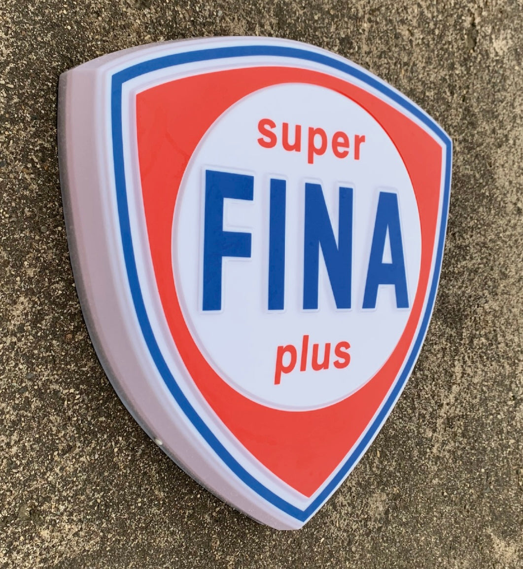 Fina Illuminated Sign