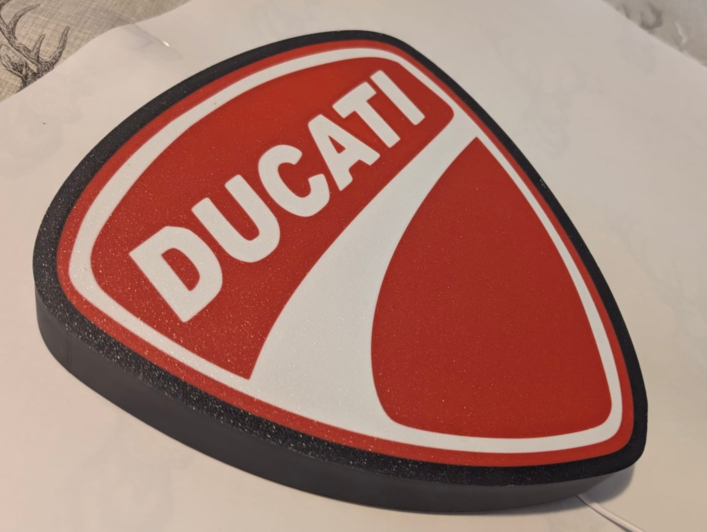Ducati Lightbox Illuminated Logo Sign