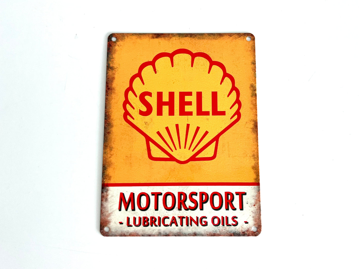 Shell Lubricant Metal Sign