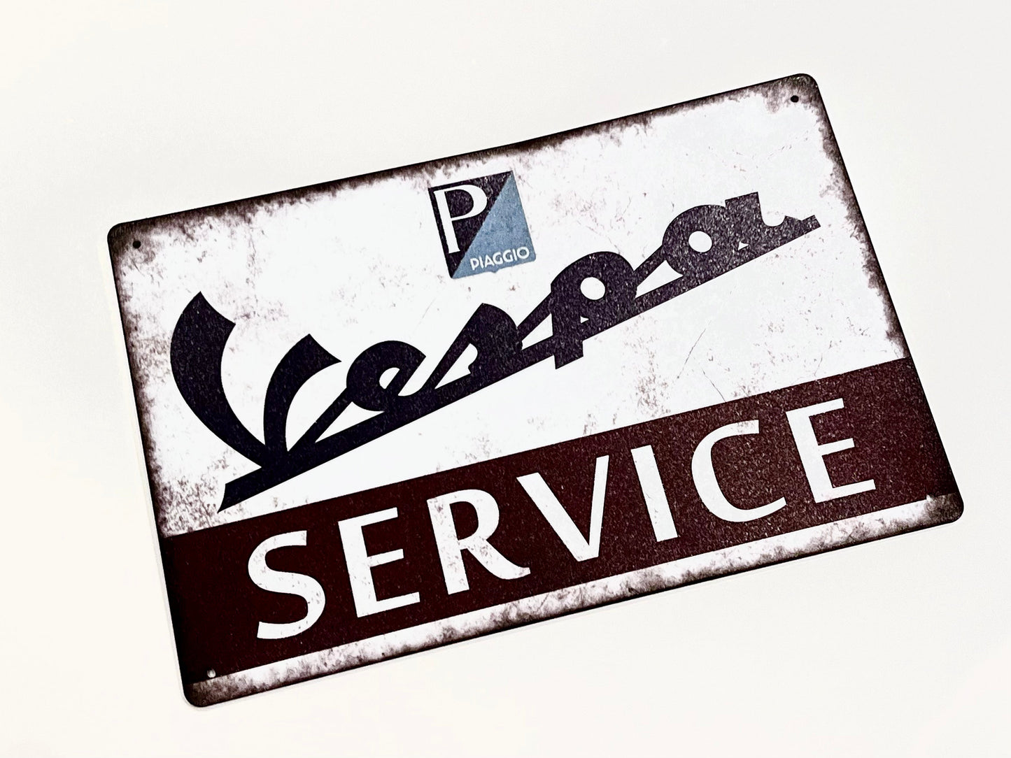 Vespa Service Metal Sign