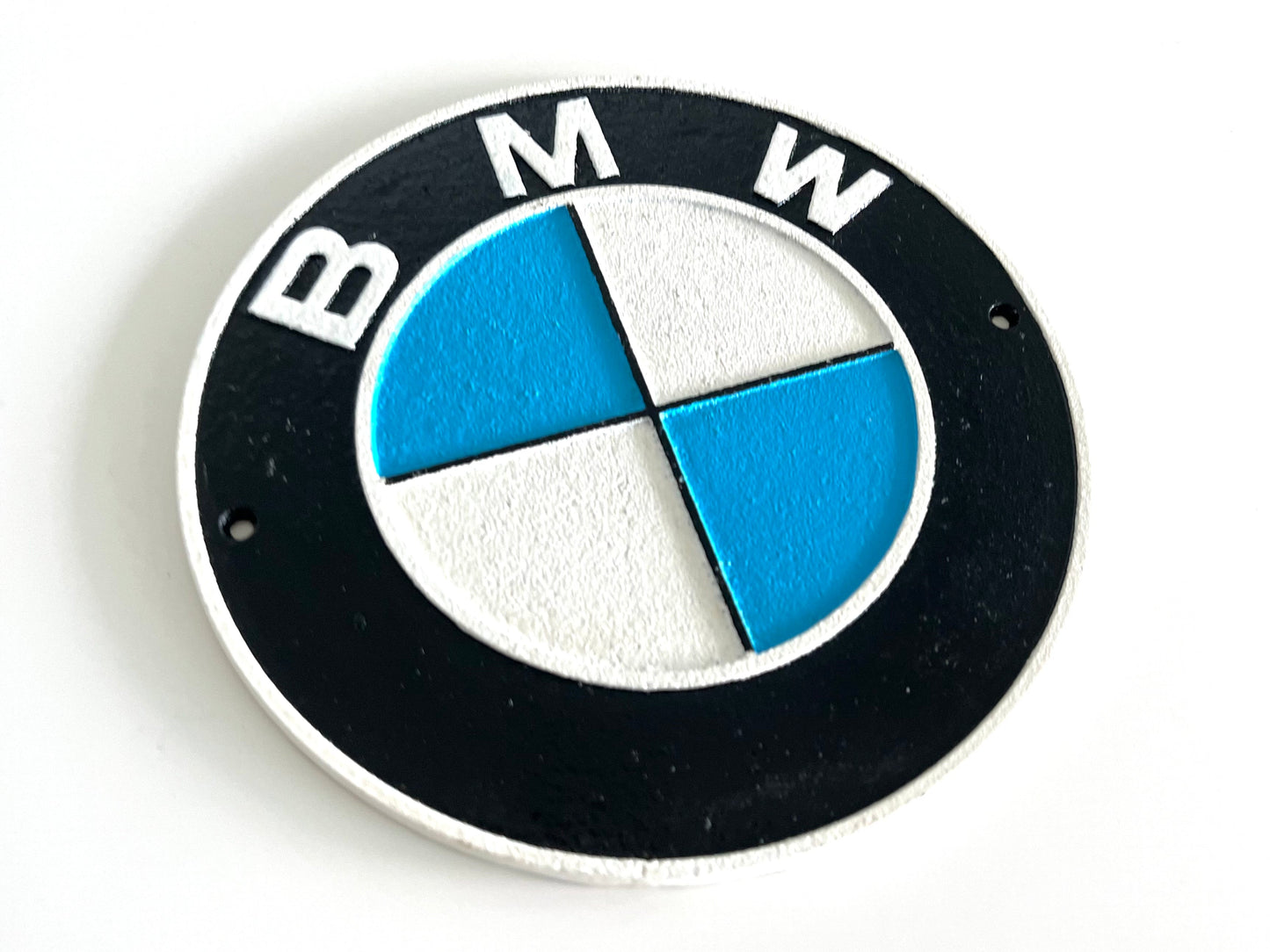 BMW Cast Iron Logo Sign