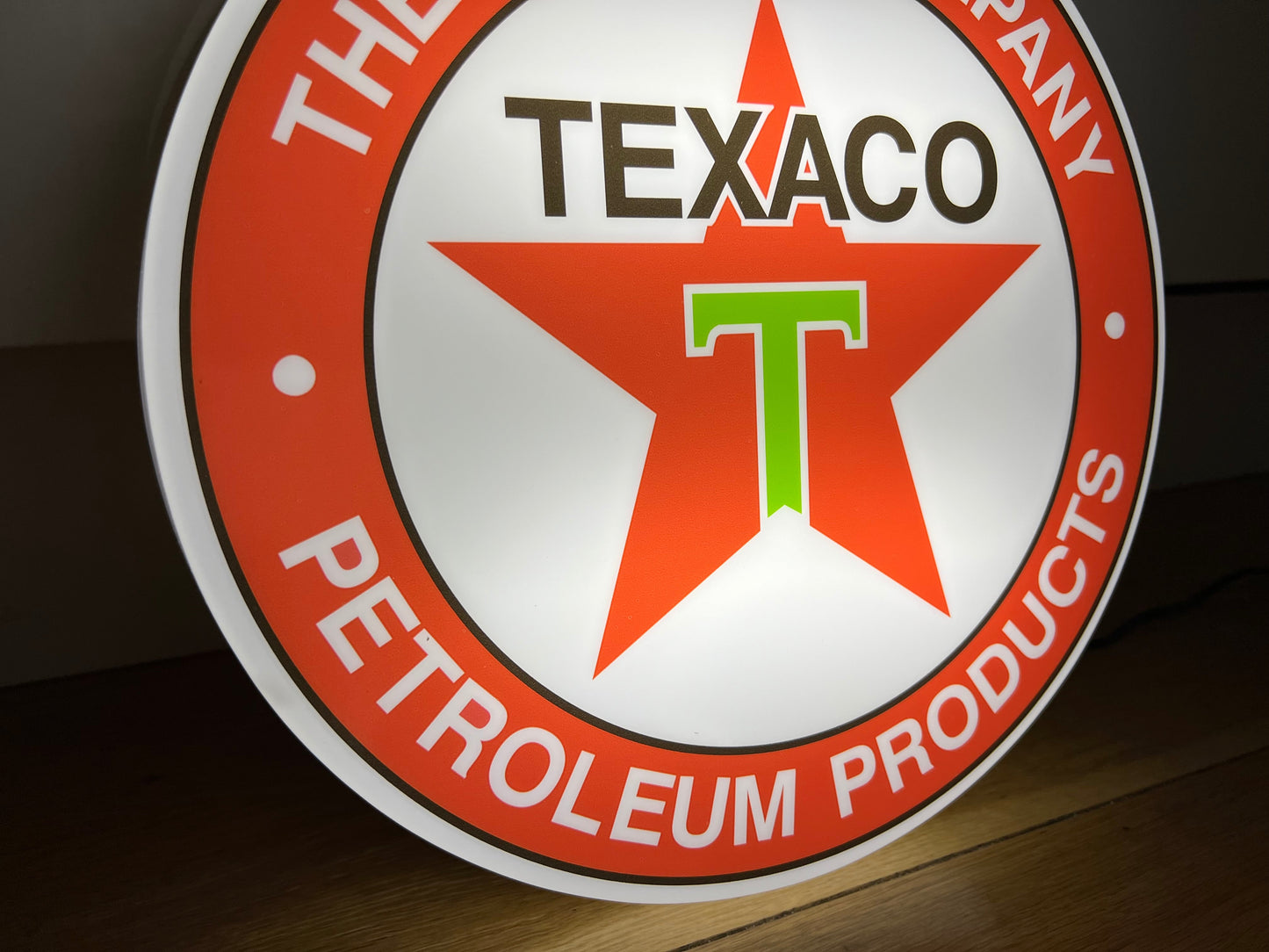 Texaco Illuminated Sign