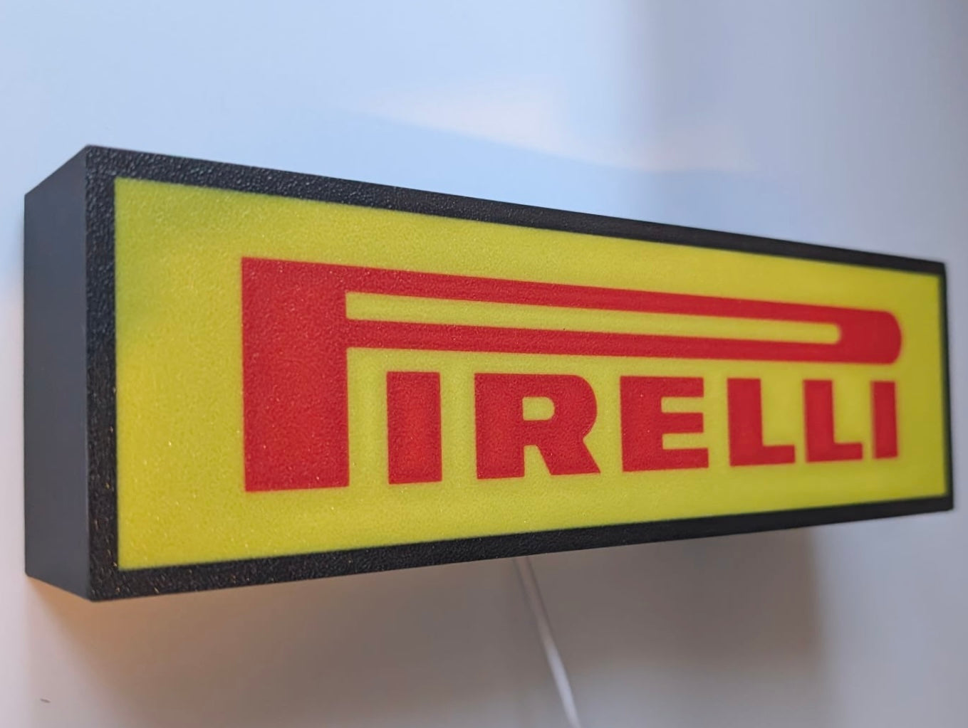 Pirelli Lightbox Illuminated Logo Sign
