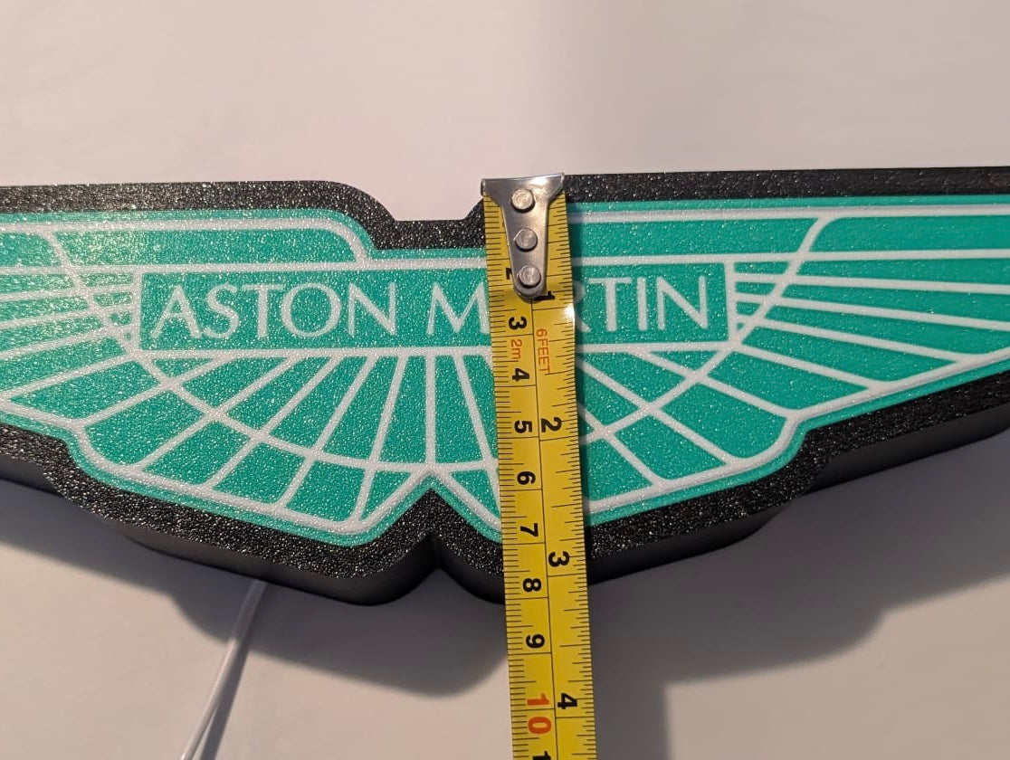Aston Martin Lightbox Illuminated Logo Sign