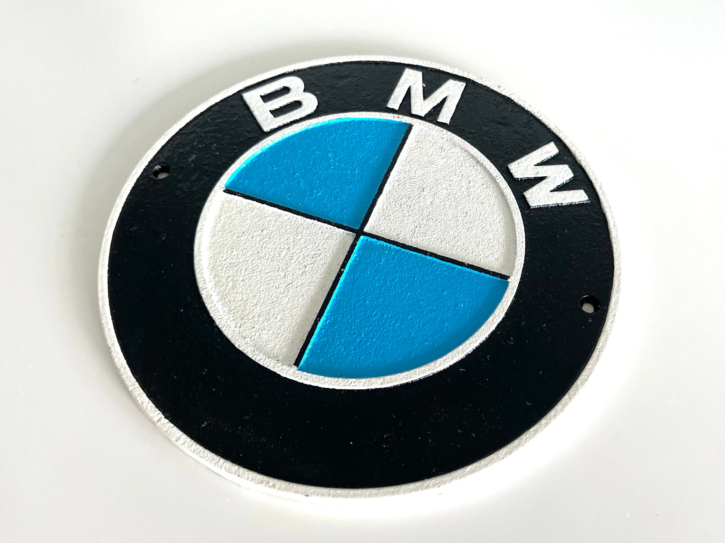 BMW Cast Iron Logo Sign