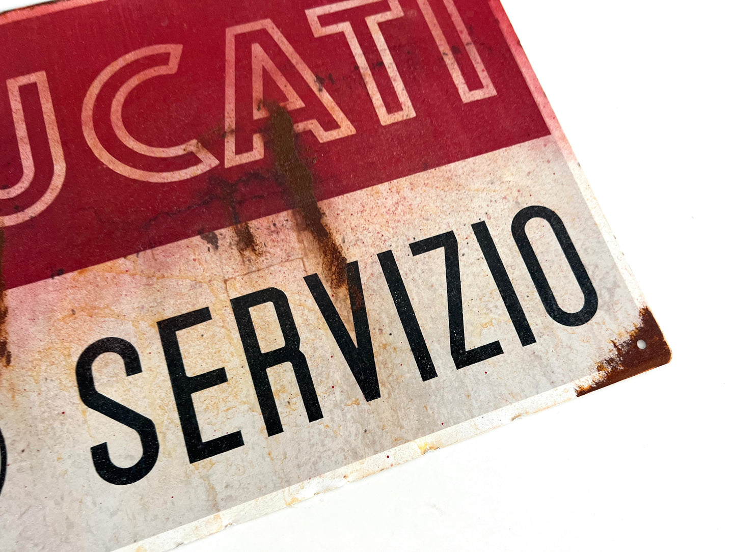 Ducati Vintage Metal Sign